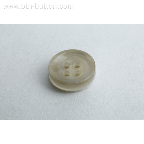 Womian color pink transparent button